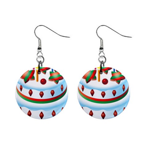 sxmas05 1  Button Earrings from UrbanLoad.com Front
