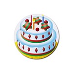 sxmas05 Rubber Round Coaster (4 pack)