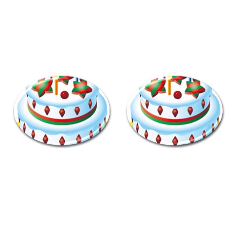 sxmas05 Cufflinks (Oval) from UrbanLoad.com Front(Pair)