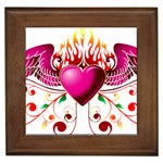 heart005 Framed Tile