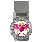 heart005 Money Clip (CZ)