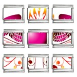 heart005 9mm Italian Charm (9 pack)