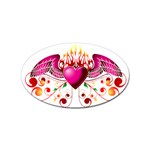 heart005 Sticker (Oval)