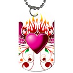 heart005 Dog Tag (One Side)