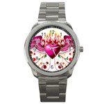 heart005 Sport Metal Watch