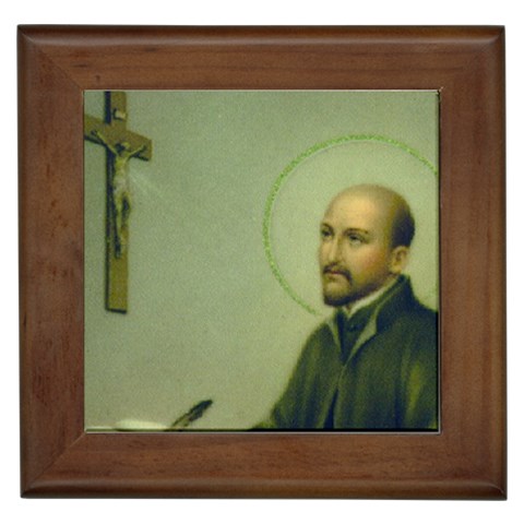 St. Ignatius Loyola Framed Tile from UrbanLoad.com Front