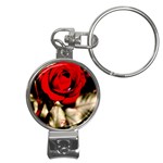 For You Rose Nail Clippers Key Chain