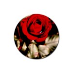 For You Rose Rubber Coaster (Round)