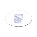 BWF logo Sticker Oval (10 pack)