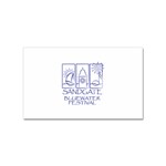BWF logo Sticker Rectangular (100 pack)