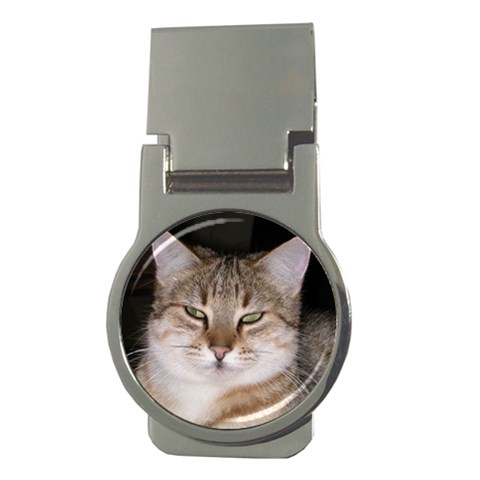 Cat Money Clip (Round) from UrbanLoad.com Front