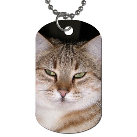 Cat Dog Tag (One Side) from UrbanLoad.com Front