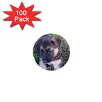 German Shepherd Puppy 1  Mini Button (100 pack) 