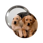 Labrador  Puppy 2 2.25  Handbag Mirror