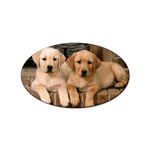 Labrador  Puppy 2 Sticker Oval (100 pack)
