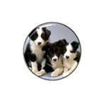 Border Collie Puppies Hat Clip Ball Marker
