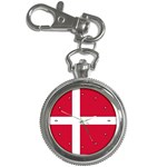 DENMARK FLAG Danish Europe National Key Chain Watch
