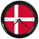 DENMARK FLAG Danish Europe National Wall Clock
