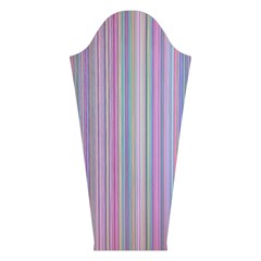Rainbow Stripe Version 2 Long Sleeve Velvet V Left Sleeve