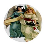 christmas angels (600x600) Ornament (Round)