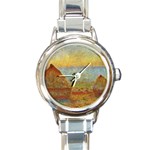 800px Haystacksclaude Monet 028 Round Italian Charm Watch