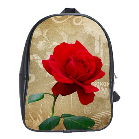 Red Rose Art School Bag (XL) from UrbanLoad.com Front