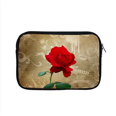 Red Rose Art Apple MacBook Pro 15  Zipper Case from UrbanLoad.com Front