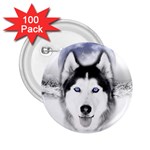 Wolf Moon Mountains 2.25  Button (100 pack)