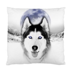 Wolf Moon Mountains Standard Cushion Case (Two Sides) from UrbanLoad.com Back