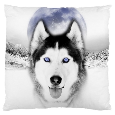 Wolf Moon Mountains Large Cushion Case (Two Sides) from UrbanLoad.com Back