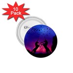 Unicorn Sunset 1.75  Button (10 pack) 