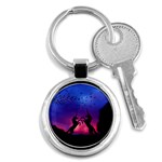 Unicorn Sunset Key Chain (Round)