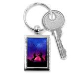 Unicorn Sunset Key Chain (Rectangle)