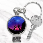 Unicorn Sunset Nail Clippers Key Chain