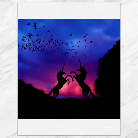 Unicorn Sunset Canvas 12  x 16  from UrbanLoad.com 11.86 x15.41  Canvas - 1