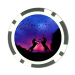 Unicorn Sunset Poker Chip Card Guard