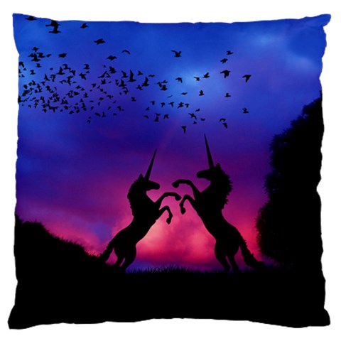 Unicorn Sunset Large Cushion Case (One Side) from UrbanLoad.com Front