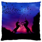 Unicorn Sunset Large Cushion Case (One Side)