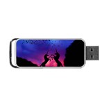 Unicorn Sunset Portable USB Flash (Two Sides)