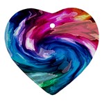 Water Paint Ornament (Heart)