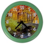 Stone Country Bridge Color Wall Clock