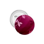 Pink Flower Art 1.75  Button