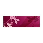 Pink Flower Art Sticker (Bumper)