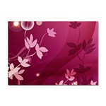 Pink Flower Art Sticker A4 (100 pack)