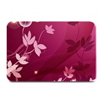 Pink Flower Art Plate Mat