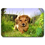 Puppy In Grass Large Doormat