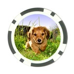 Puppy In Grass Poker Chip Card Guard (10 pack)