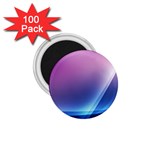 Purple Blue Wave 1.75  Magnet (100 pack) 