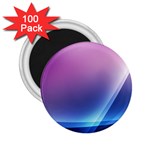 Purple Blue Wave 2.25  Magnet (100 pack) 