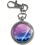 Purple Blue Wave Key Chain Watch